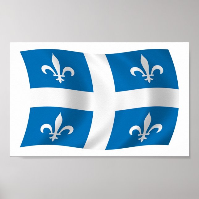Quebec Flag Poster Print (Front)