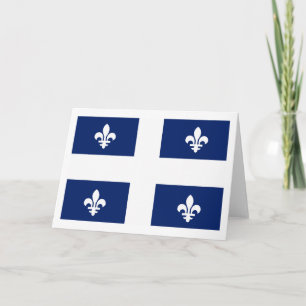 Quebec Flag (province) Greeting Card