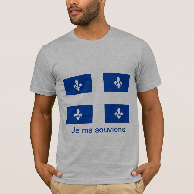Quebec Flag T-shirt - no background (Front)