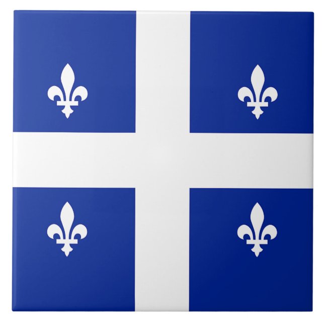 Quebec Flag Tile (Front)
