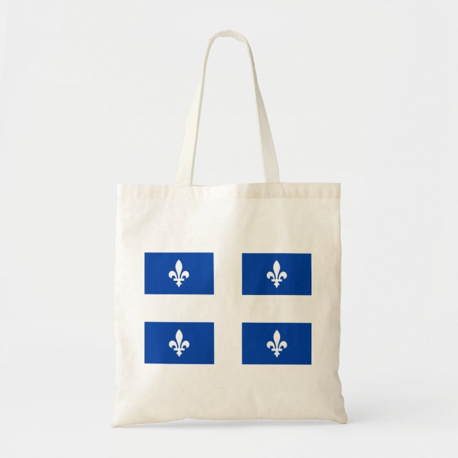 Quebec Flag Tote Bag (Front)