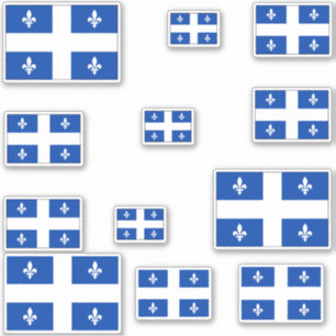 Quebec Flags Graphic