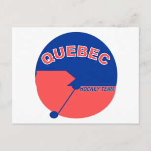 Quebec Hockey Team Postcard