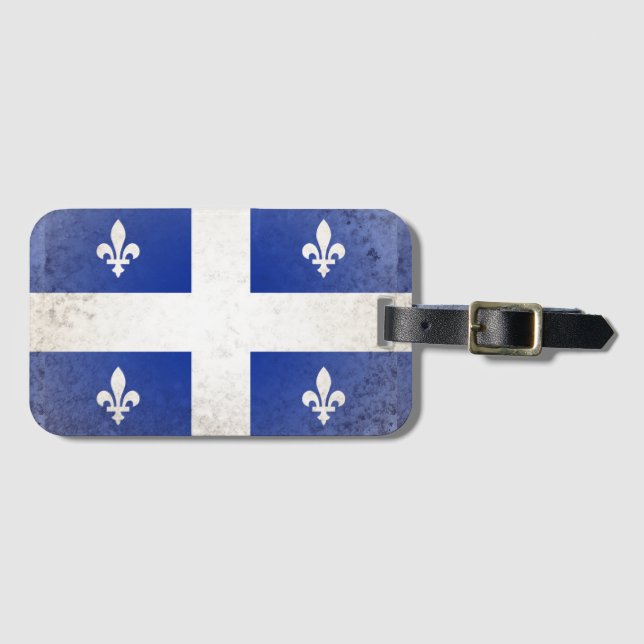 Quebec Luggage Tag (Front Horizontal)