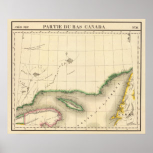 Quebec, Newfoundland Canada 36 Poster