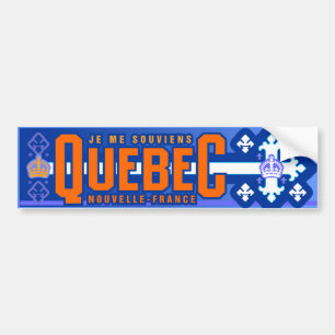 Québec. Nouvelle-France Bumper Sticker
