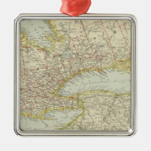 Quebec, Ontario, Canada Metal Tree Decoration