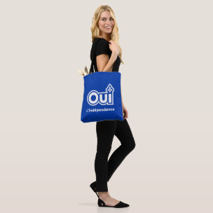 Quebec OUI Independance Tote Bag