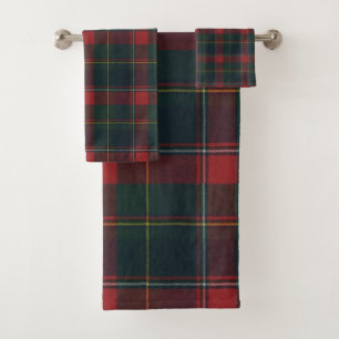 Quebec Provincial Tartan Bath Towel Set