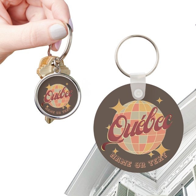 Québec Quebec Canada accessory souvenir  Key Ring (Creator Uploaded)