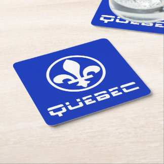 Quebec Square Paper Coaster