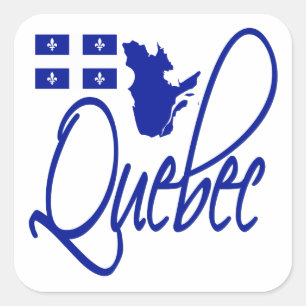 Quebec Square Sticker