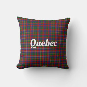 Quebec Tartan Plaid Cushion