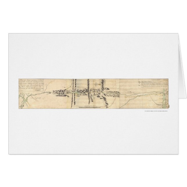 Quebec to Maine Expedition Map 1760 (Front Horizontal)