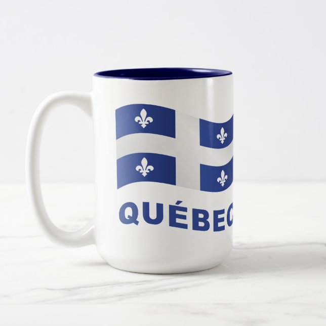 Québec Two-Tone Coffee Mug (Left)