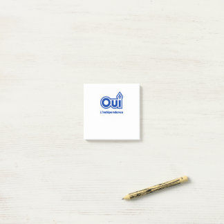 QUEBEC YES POST-IT NOTES