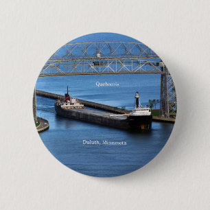 Quebecois Duluth button