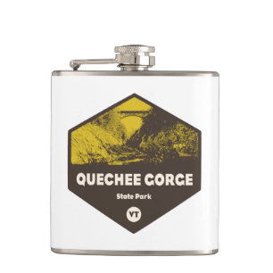 Quechee Gorge State Park Vermont Hip Flask