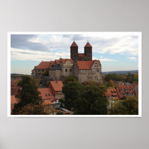 Quedlinburg Castle, Harz, Germany Poster