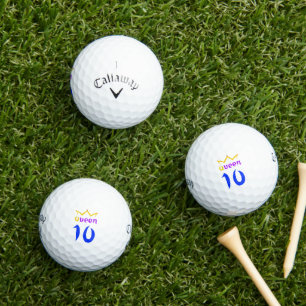 Queen 10 golf balls