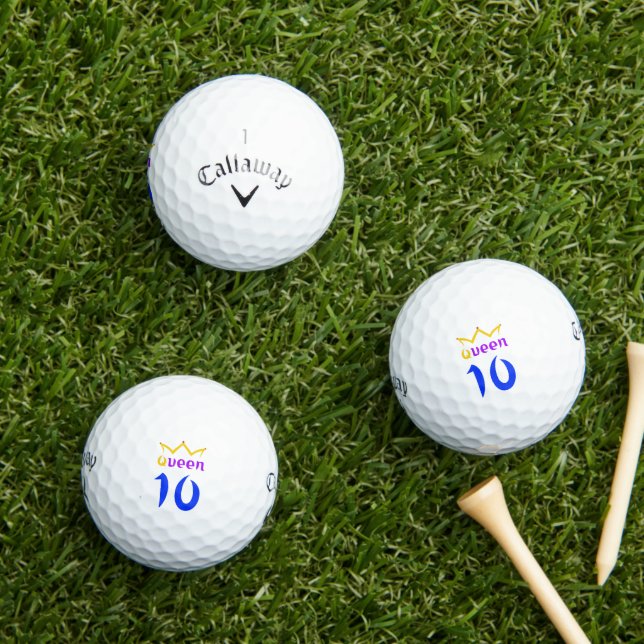 Queen 10  golf balls (Insitu Grass)