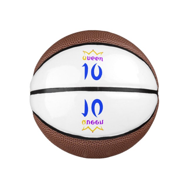 Queen 10  mini basketball (Front)