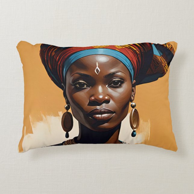 Queen 1 Accent Pillow (Front)