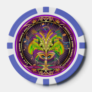 Queen 2 Mardi Gras Throw  Get 500 Poker Chips