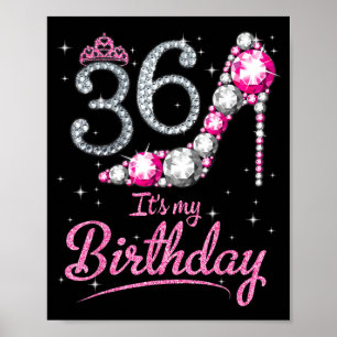 Queen 36 years old birthday happy to mummy poster