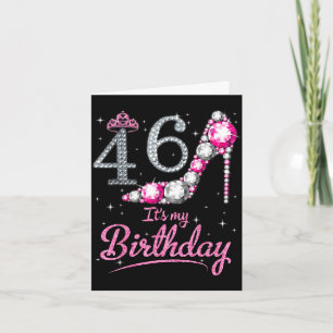 Queen 46 years old birthday happy day to card