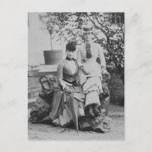 Queen Alexandra of England & sister Empress Marie Postcard