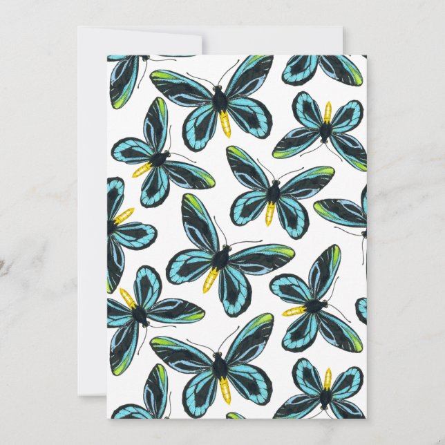 Queen Alexandra' s birdwing butterfly pattern (Front)