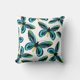 Queen Alexandra' s birdwing butterfly pattern Cushion