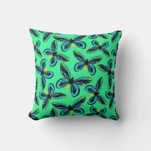 Queen Alexandra' s birdwing butterfly pattern Cushion