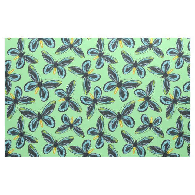 Queen Alexandra' s birdwing butterfly pattern Fabric (Fat Quarter)