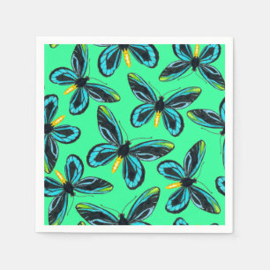 Queen Alexandra' s birdwing butterfly pattern Napkin