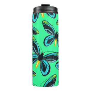 Queen Alexandra' s birdwing butterfly pattern Thermal Tumbler