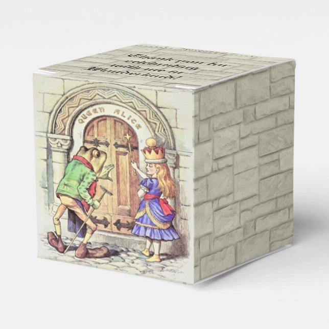 Queen Alice Favour Box (Front Side)