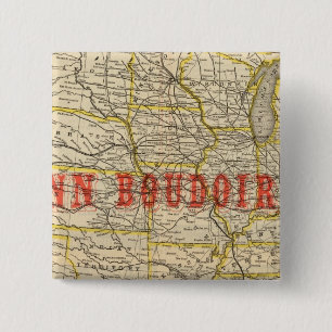Queen and Crescent Route 2 15 Cm Square Badge