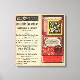 Queen and Crescent Route 2 Canvas Print