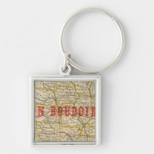 Queen and Crescent Route 2 Key Ring