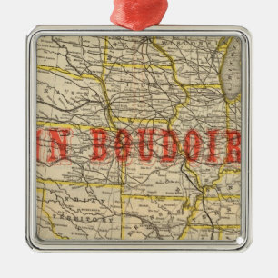 Queen and Crescent Route 2 Metal Tree Decoration