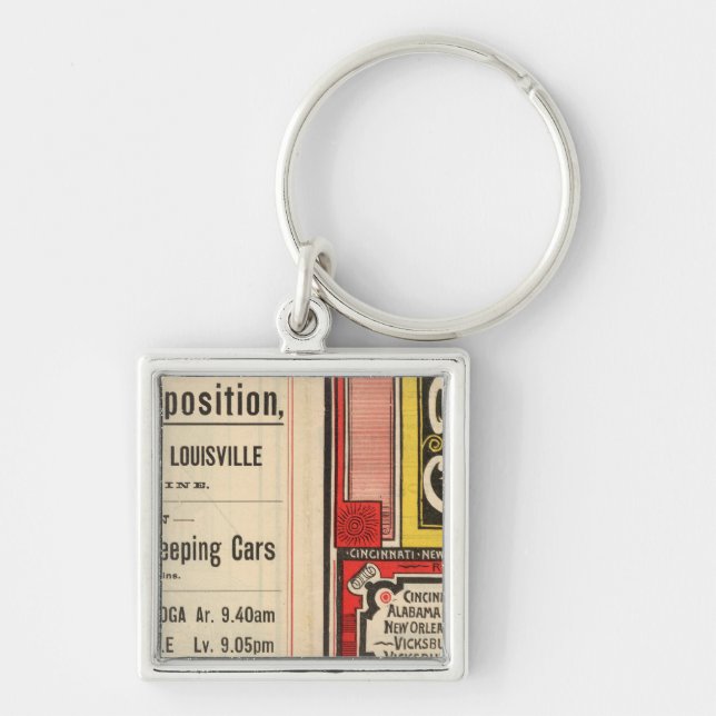 Queen and Crescent Route Key Ring (Front)