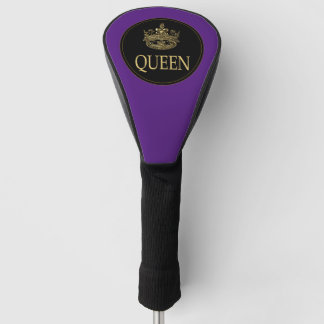 Queen and Crown Emblem Golf Head Cover