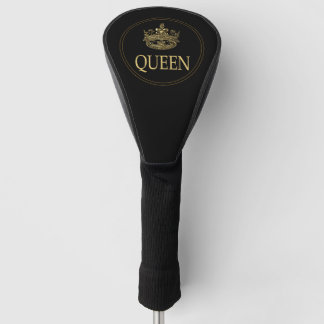 Queen and Crown Emblem Golf Head Cover