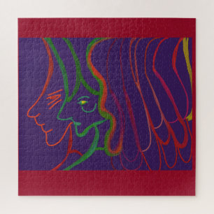 Queen and Her King Jigsaw Puzzle