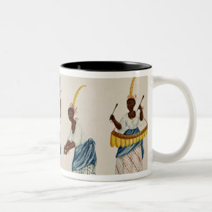 Queen and her Suite Two-Tone Coffee Mug