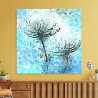Queen Ann’s Lace Stretched Canvas Print