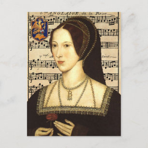 Queen Anne Boleyn - Portrait Postcard