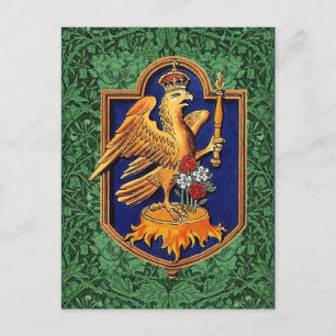 Queen Anne Boleyn Royal Falcon Badge Postcard